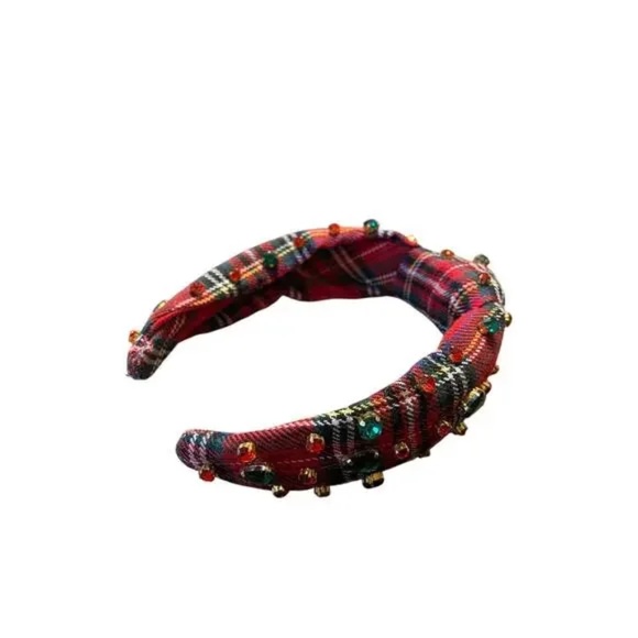 MimimeLand Paris Plaid Headband made in Italy main image 6